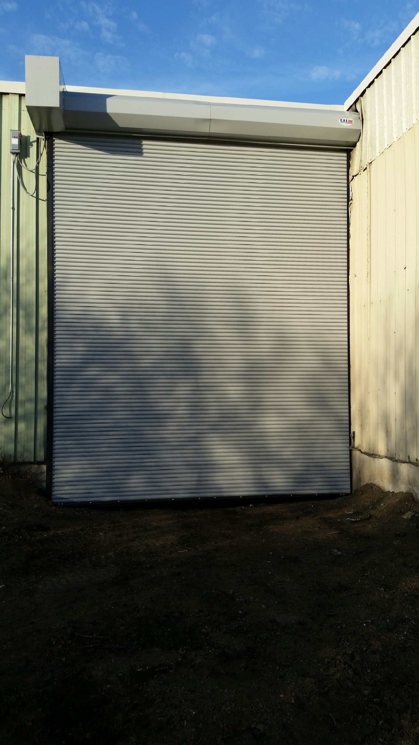 Rolling Steel Exterior Mount Commercial Installation